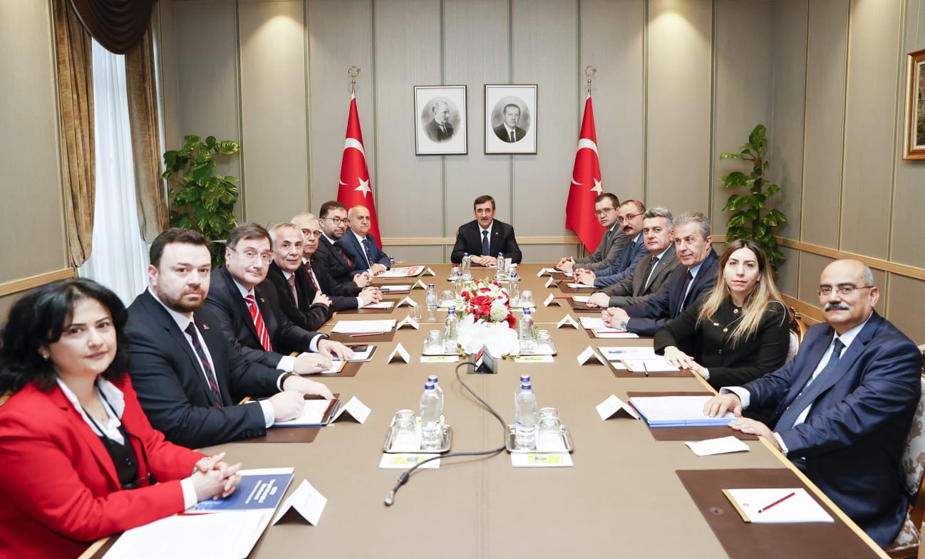 Cumhurbaşkanı Yardımcısı Sayın Cevdet Yılmaz'a ziyaret 